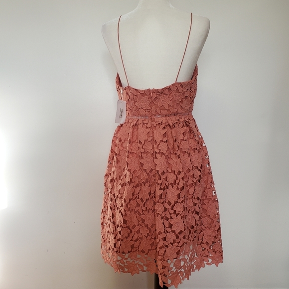 NWT Oak + Fort Lace Pink Dress - Picture 3 of 11